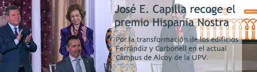 José E. Capilla recoge el premio Hispania Nostra